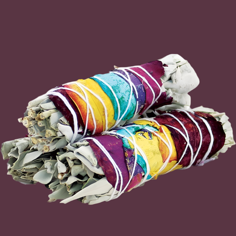 Rose Petal White Sage Smudge Stick